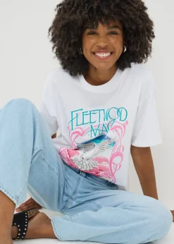 T-Shirts>Papaya White Fleetwood Mac T-Shirt