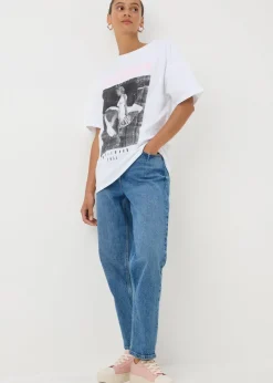T-Shirts>Papaya White Marilyn T-Shirt