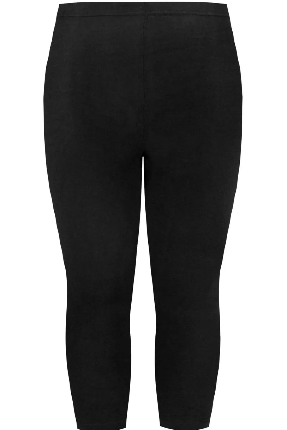 Loungewear>YOURS 2 Pack Curve Black Stretch Cropped Leggings