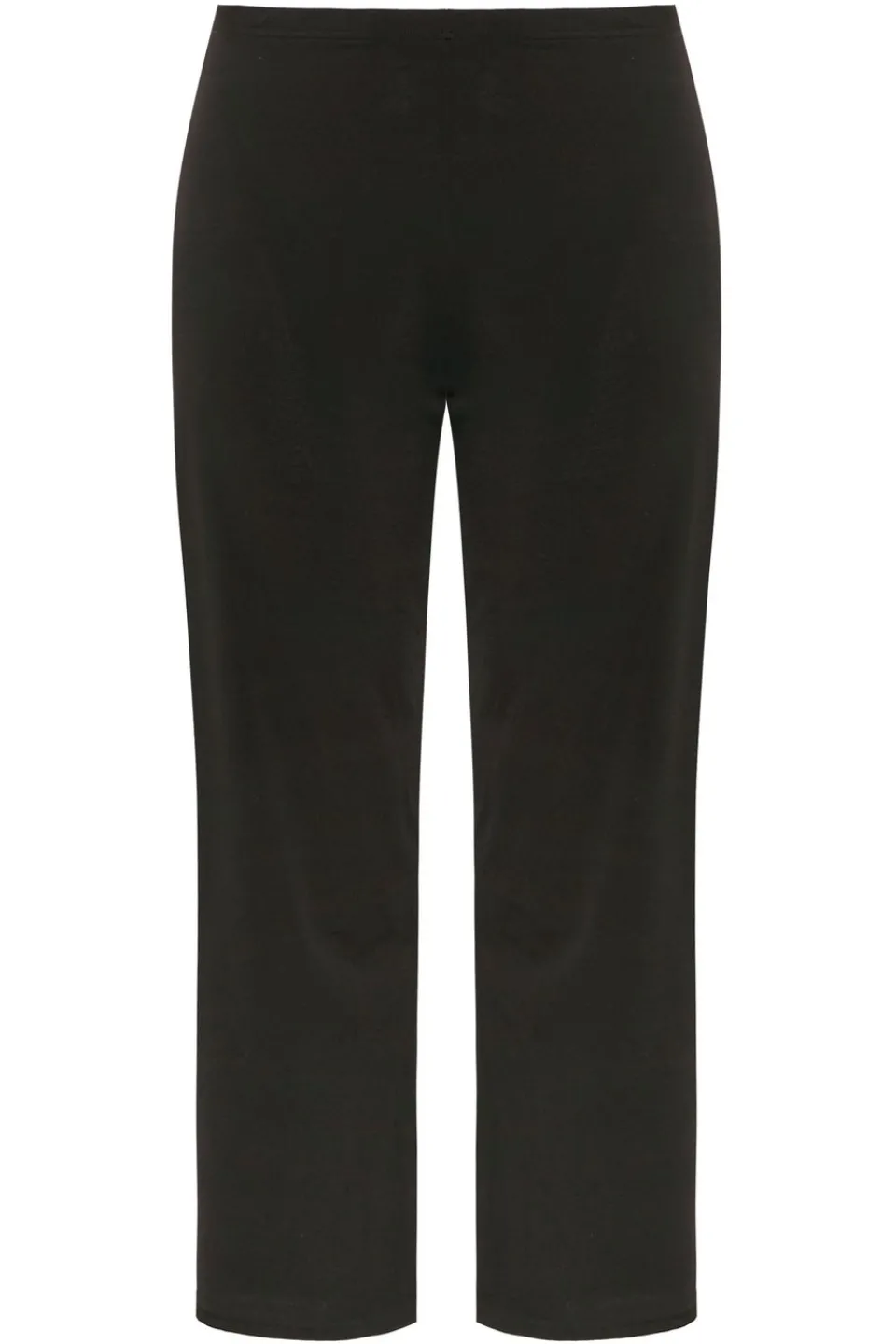 Trousers>YOURS Bestseller Curve Black Pull On Ribbed Bootcut Stretch Trousers