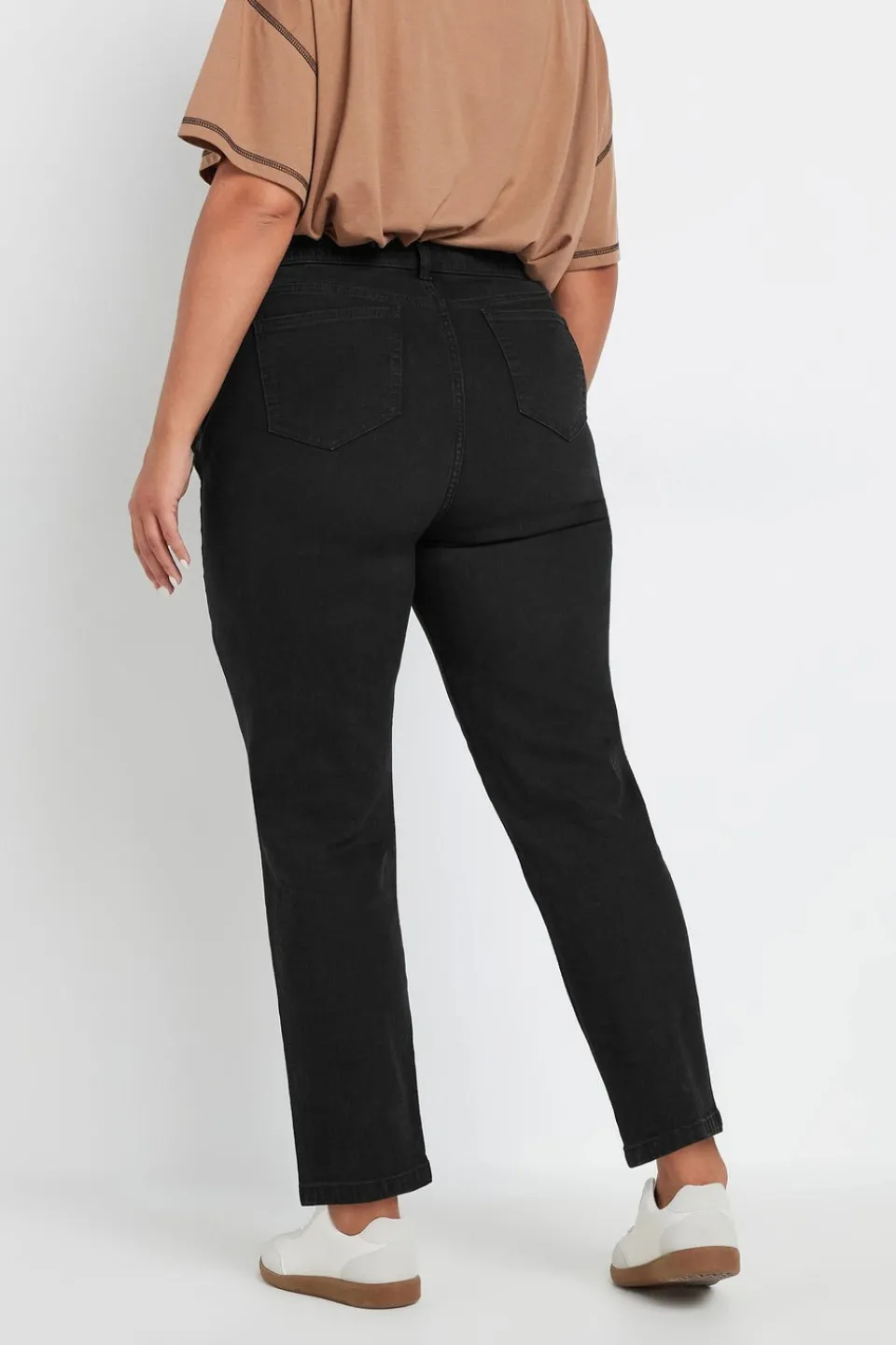 Jeans & Jeggings>YOURS Curve Black Mom Jeans