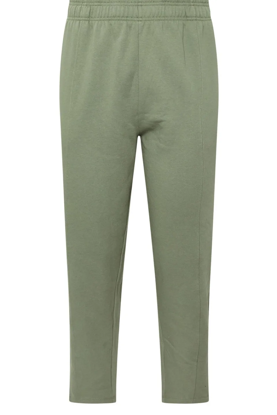 Trousers>YOURS Curve Khaki Green Barrel Joggers