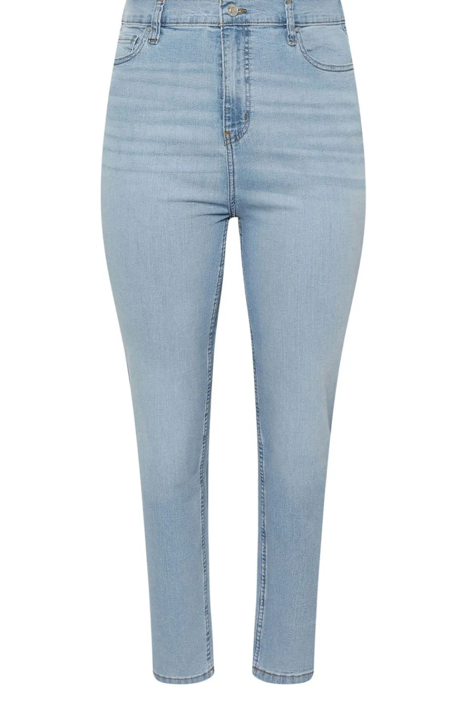 Jeans & Jeggings>YOURS Curve Light Blue Straight Leg Ruby Jeans