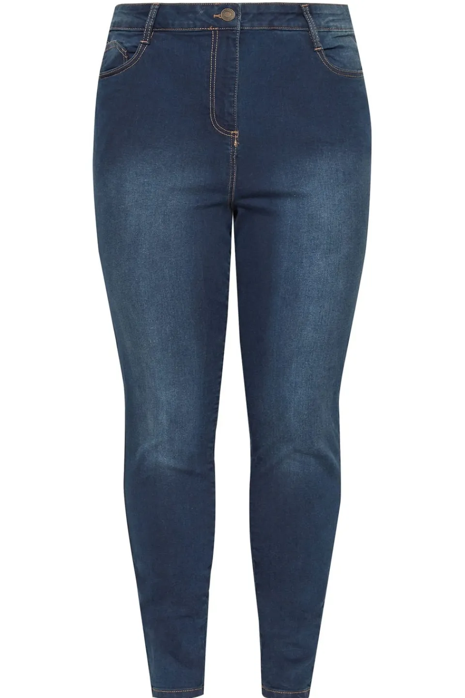 Jeans & Jeggings>YOURS For Good Curve Indigo Blue Skinny Stretch Ava Jeans
