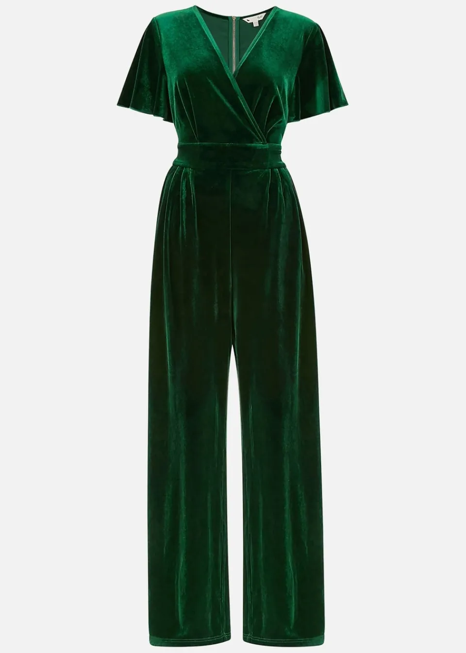 Jumpsuits & Playsuits>Yumi Green Jumpsuit With Angel Sleeves
