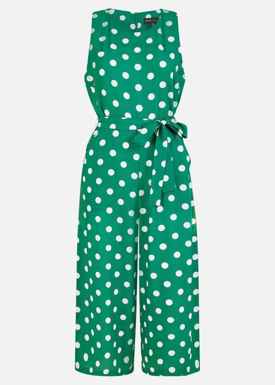 Jumpsuits & Playsuits>Yumi Green Polka Dot Culotte Jumpsuit
