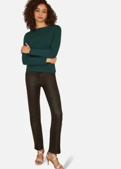 Tops>Yumi Green Sparkle Knit Jumper